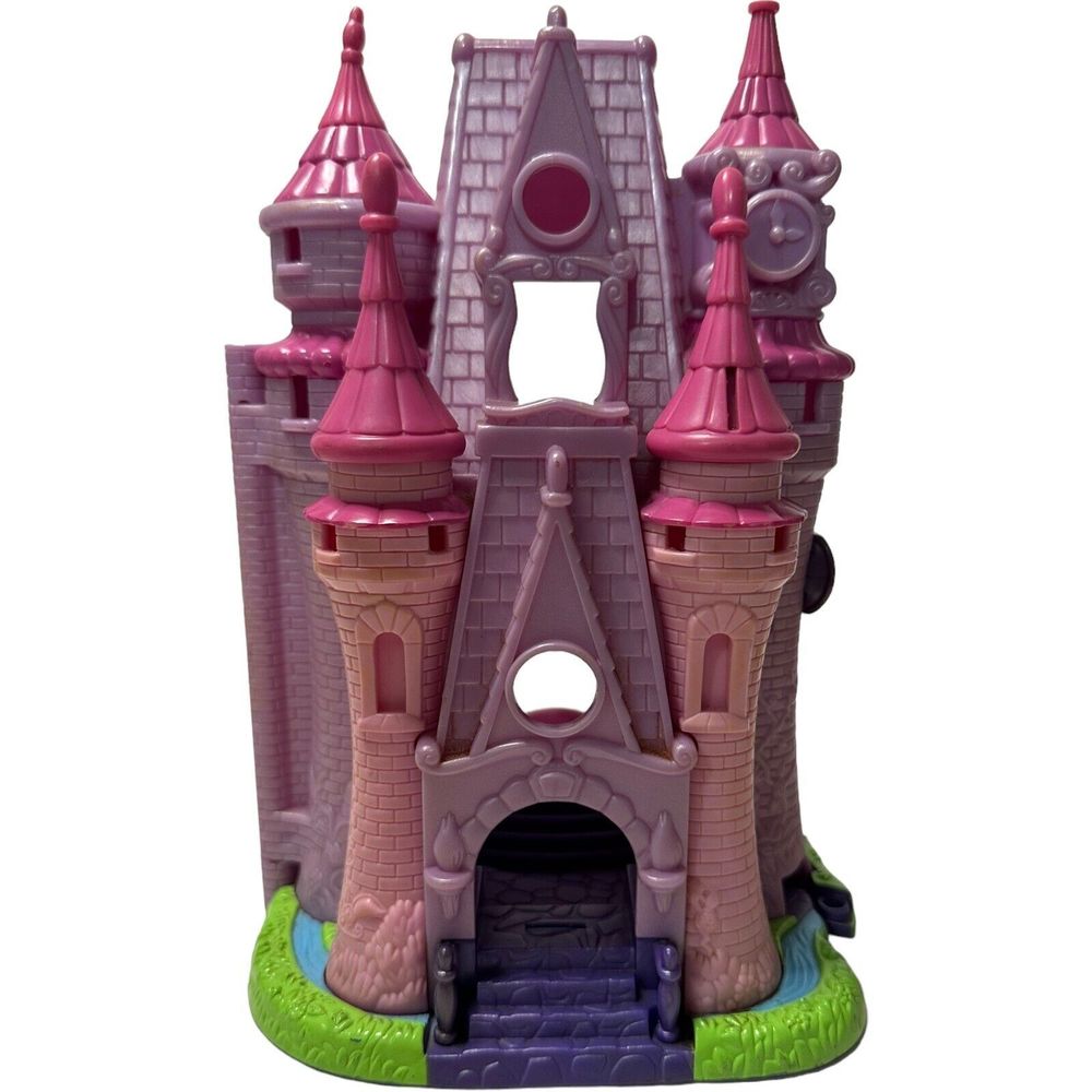 VTG HTF SHRINKY DINKS DISNEY PRINCESS CINDERELLA'S CASTLE SPIN MASTER 2002